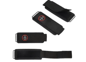 Weight Lifting Gym Straps Hand Bar Gel Wrist Support Wraps Deadlift grips pair p - Picture 1 of 1