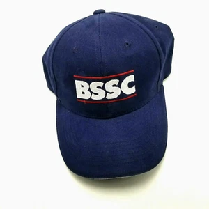Gorra BSSC Boston Ski & Sports Club Azul Adulto Usada Correa B5 D - Imagen 1 de 5