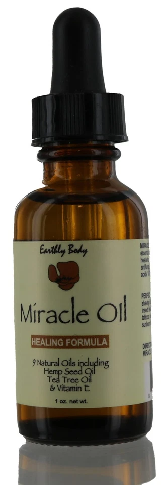 Earthly Body Miracle Oil Healing Formula with Hemp Seed and Tea Trtee Oil - Image 1 of 1