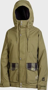 Nitro Unknown Snowboard Jacket, Women's Size Small, Dark Army Green / Plaid New - Picture 1 of 1
