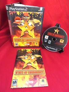 STATE OF EMERGENCY  (Sony PlayStation 2, 2003) CIB - Tested - Bild 1 von 3