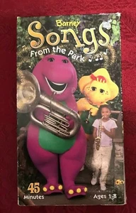 BARNEY "SONGS FROM THE PARK" ~ VHS, 2003 ~ 45 MINUTES ~ SLIPSLEEVE ~ - Picture 1 of 3