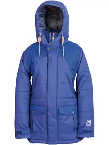 Chaqueta de snowboard aislada de madera avellana nitro, talla pequeña para mujer azul marino nueva - Imagen 1 de 1