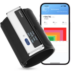 Blood Pressure Monitor Standard Upper Arm Cuff Bluetooth App for Android and iOS - Picture 1 of 15