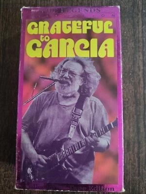 Grateful to Garcia (VHS 1995) Jerry Garcia Grateful Dead- 2 Tape Collectors Ed. - Image 1 of 4
