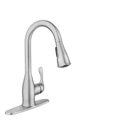 MOEN Kaden 87966SRS Single-Handle Pull-Down Sprayer Kitchen Faucet Stainless