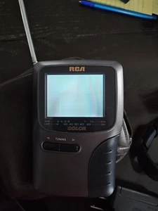 Vintage RCA 2.7" LCD Pocket Color TV Model 16-3051 With big, No ac Adapter - Picture 1 of 6