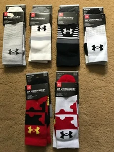 Calcetines de entrenamiento Under Armour o tripulación inigualables patrones surtidos 1 par - Imagen 1 de 30