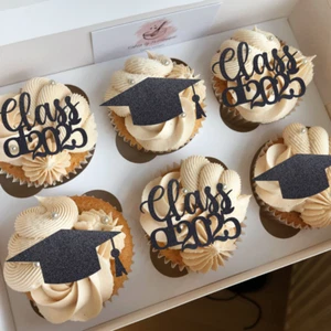 Graduation Cupcake Toppers - Pack of 6 - Picture 1 of 1