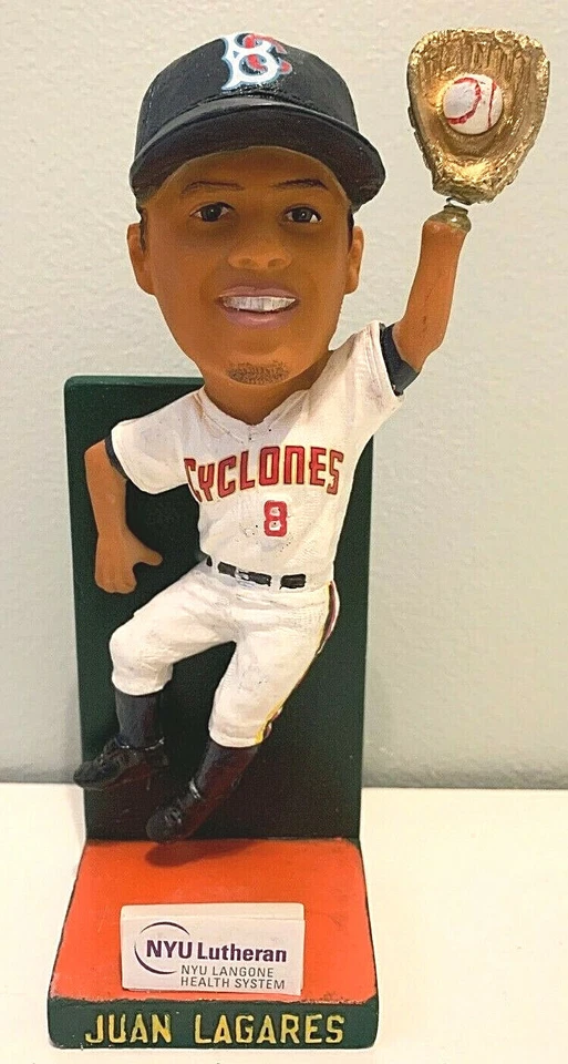 GUANTE DORADO 2015 JUAN LAGARES BOBBLEHEAD BROOKLYN CYCLONES SGA NEW YORK METS MiLB Foto 1 de 1