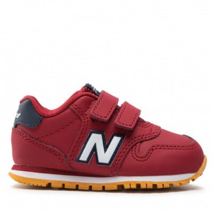 Scarpe sportive bimbo TD New Balance IV500BF1 Rosso-Bianco  Pelle