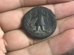 Ancient Bronze Kushan Coin Of Gandhara/Gandharan C.127-152 AD No Reserve #PK002 - Picture 1 of 4