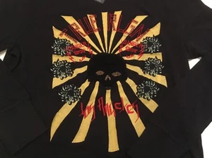 TRUE RELIGION TR RISING SUN LS MEN GRAPHIC T-SHIRT BLACK MSJAH8J804 NWT 3XL $99 - Picture 1 of 9