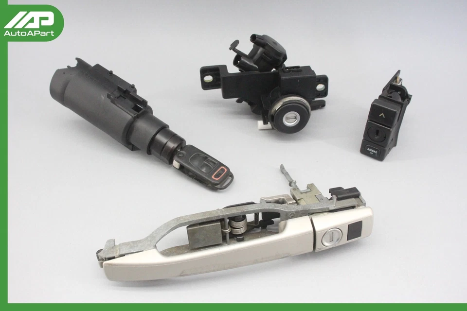 ✅ 90-95 Mercedes R129 SL320 Ignition Switch Glove Trunk Door Lock Key Set OEM - Image 1 of 4