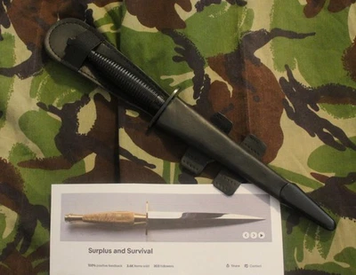 Genuine British Army FS Commando knife, 3rd pat. J. Nowill, made in Sheffield - Image 1 of 4