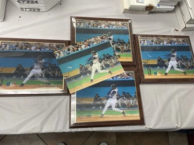 Griffey Jr Plaques (4)Approx.12” X 8”Factory Sealed Sportsfix Type W/Proof! Read - Image 1 of 4