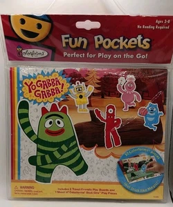 New Yo Gabba Gabba Colorforms Fun Pockets Playset Rare - Picture 1 of 2