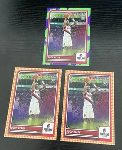 Duop Reath Slime 2023-24 Hoops Haunted Hoops Rookie #111 3 Karten Parallel Lot - Bild 1 von 2