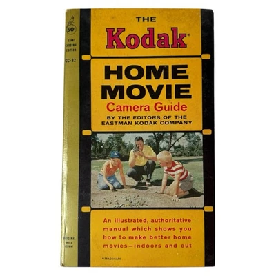 VTG 1960 "The Kodak Home Movie Camera Guide" FIRST PRINTING Paperback Film Video - Image 1 of 4