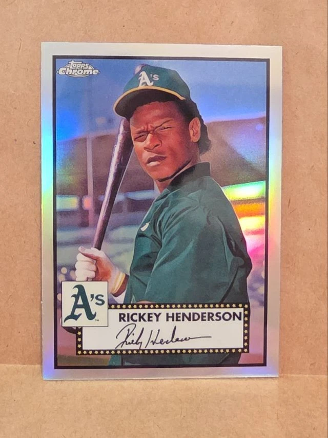 Rickey Henderson | #501 | Oakland Athletics | 2021 Topps Chrome Platinum Anniver - Image 1 of 1