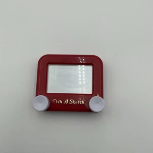 Classic Pocket Etch A Sketch 2.5" Mini Toy Red Color 2016 Spin Master Retro #515 - Picture 1 of 3