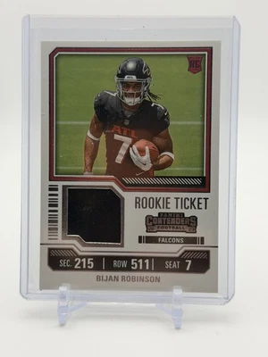 2023 Panini Contenders Rookie Ticket Patch RC #TS4 BIJAN ROBINSON - Image 1 of 2