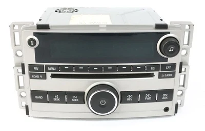 2007-2008 Chevrolet Cobalt AM FM Radio 6 Disc CD w Aux Part 15284733 Face ID US9 - Image 1 of 4