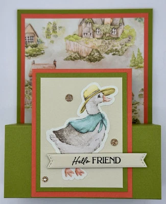 Stampin' Up! Sweet Goose Friendship Card w/Env UNLIMITED CARDS SHIP FOR $4.95! - Image 1 of 4