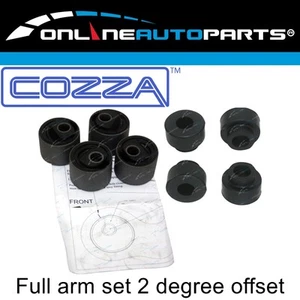 Front Radius Arm Castor Correction RUBBER Bush Kit for Patrol GQ Y60 GU GR Y61 - Picture 1 of 3
