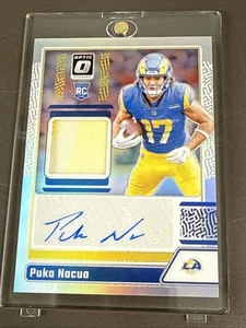 Optic Puka Nacua 2023 #RPA-PN Silver Prizm RPA RC/25 Rams - Imagen 1 de 3