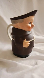 Linda jarra crema cocina monje fraile tuck vintage hecha a mano Alemania Occidental - Imagen 1 de 11
