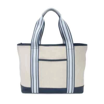 TOMMY BAHAMA CAPRI STRIPE TOTE BY BROUKE & CO. BRAND NEW WITH $125 TAG - Image 1 of 4