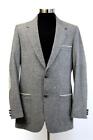 Vintage RUBY JAYMAR Tweed Blazer Jacket Sport Coat Western Elbow Patches 42 LONG
