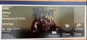 Slipknot Hannover 10.06.25 Front of Stage Stehplatz FOS 1 Ticket - Bild 1 von 1