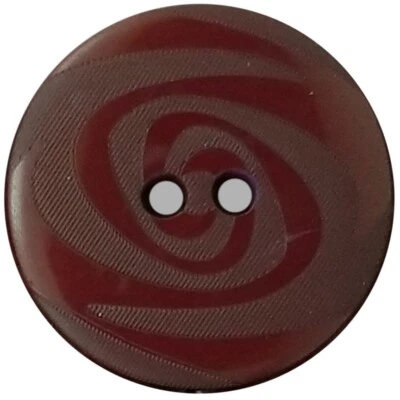 2 HOLE BUTTON TEXTURED SWIRL, SIZE 32L-13/16", SHINY/MATTE COMBO FINISH, 1 GROSS - Image 1 of 4