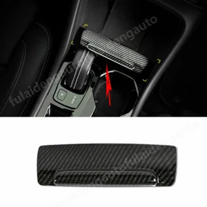 For Volvo XC40 2019-2021 Carbon Fiber ABS Inner Central Ashtray panel Cover Trim - Imagen 1 de 4