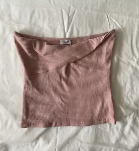 COTTON ON Women's Lena Longline Tube Top (Medium, Latte) - Picture 1 of 4