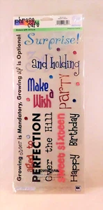 Pegatinas de álbum de recortes de fiesta de cumpleaños ven a celebrar STR07 EK diario de éxito - Imagen 1 de 1