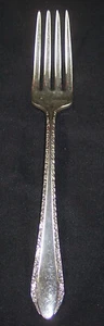 Rare Vintage 7 1/8" Fork WILD FLOWER (Sterling, 1942) By Royal Crest - Picture 1 of 4