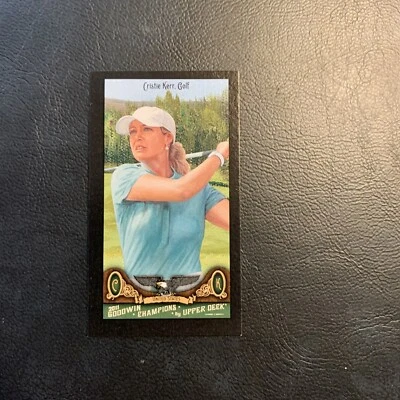 B39 2011 upper deck Goodwin champions mini black￼ #63 Cristie Kerr Lady luck￼ - Image 1 of 2