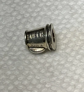 RETIRED CHAMILIA STERLING SILVER CHEERLEADER MEGAPHONE BEAD BRACELET CHARM - Picture 1 of 8