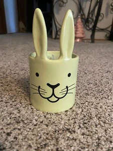 Rae Dunn Green Funny Bunny Jelly Bean Scented Candle *New* - Picture 1 of 3