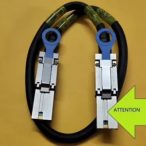 Hitachi Mini-SAS SFF-8088 to SFF-8088 Minisas 0.5 Meter SFF8088 Cable 1.5ft - Picture 1 of 6