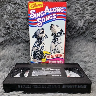 Disneys Sing Along Songs - 101 Dalmatians: Pongo and Perdita VHS 1996 Movie Film Foto 1 de 4