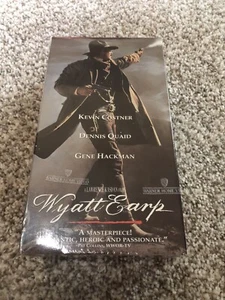 Wyatt Earp Factory Sealed VHS WARNER HOME VIDEO 2 Tapes Costner 1994 - Picture 1 of 5