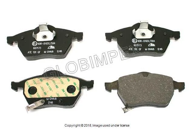 SAAB 9 - 3 9 - 5 (1999 - 2005) 刹车片套装前 ATE + 1 年保修 — 第 1/1 张图片