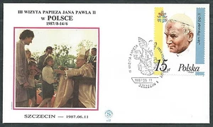 1987 VATICANO VIAGGI DEL PAPA POLONIA SZCZECIN - SV - Picture 1 of 1