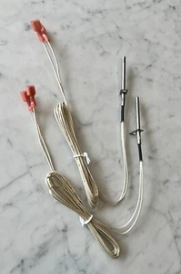 PT1000 Temperature sensor probe RTD Sensor High temperature Fiberglass Set Of 2 - Picture 1 of 13