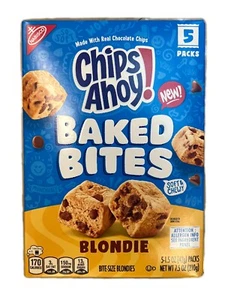 ⚪️ New Chips Ahoy Baked Bites Blondie Chocolate Chewy Soft Tiny Bite Size 7.5oz - Picture 1 of 3