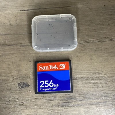 Sandisk  256MB Compact Flash Card 256MB CF Memory card - Image 1 of 3